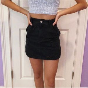 LF Carmar Denim black skirt. Size 22-24
